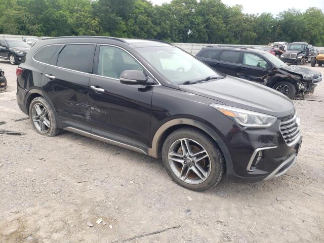 Vin: km8srdhfxhu203122, lot: 55270295, hyundai santa fe se ultimate 20174