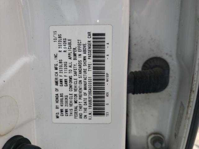 2016 ACURA TLX 19UUB2F39GA000531