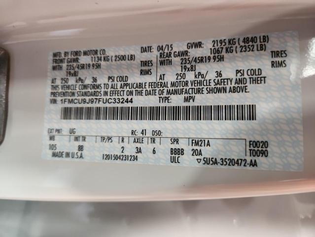 2015 FORD ESCAPE TIT - 1FMCU9J97FUC33244