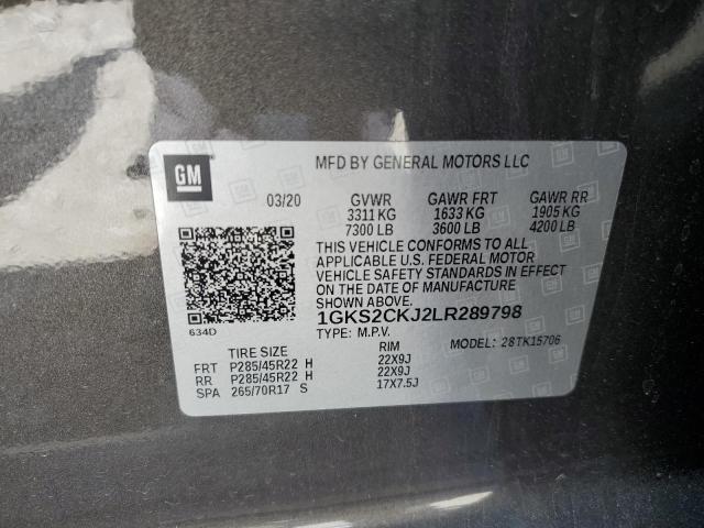 2020 GMC YUKON DENA - 1GKS2CKJ2LR289798