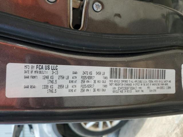 2015 DODGE JOURNEY SX - 3C4PDCBG8FT658417
