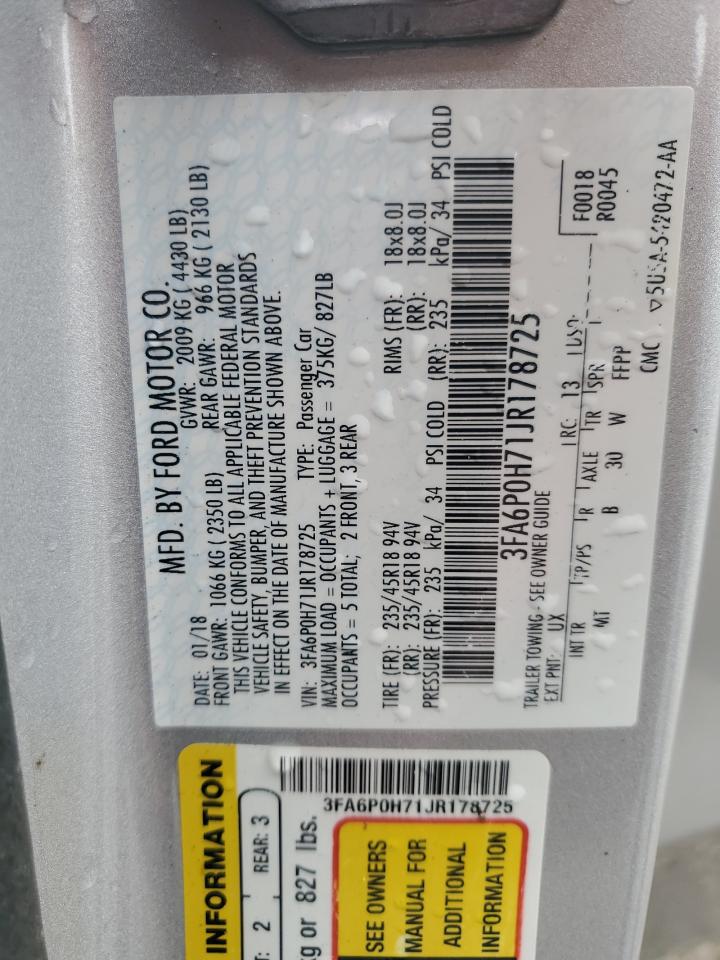 Ford Fusion se 2018