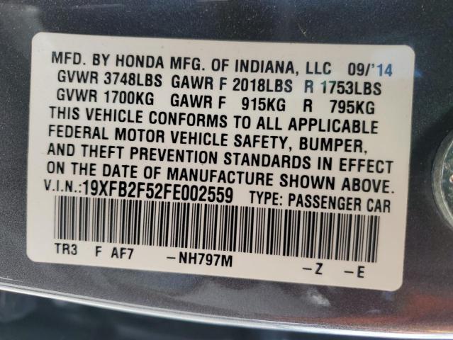 2015 HONDA CIVIC LX - 19XFB2F52FE002559