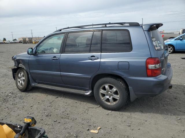 TOYOTA HIGHLANDER 2004 blue  gas JTEEP21A640050603 photo #3