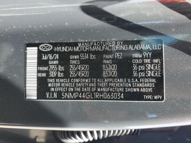 2024 HYUNDAI SANTA FE L - 5NMP44GL1RH063034