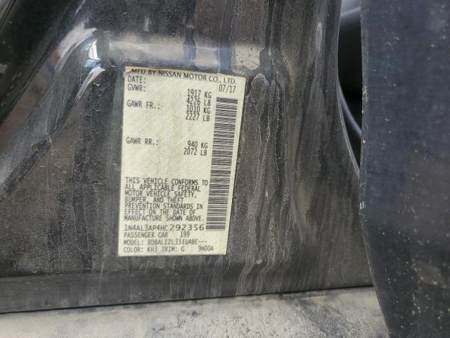 2017 NISSAN ALTIMA 2.5 - 1N4AL3AP4HC292356