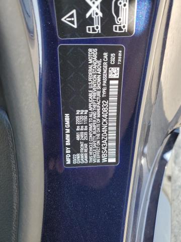 2022 BMW M4 COMPETI WBS43AZ04NCK40832