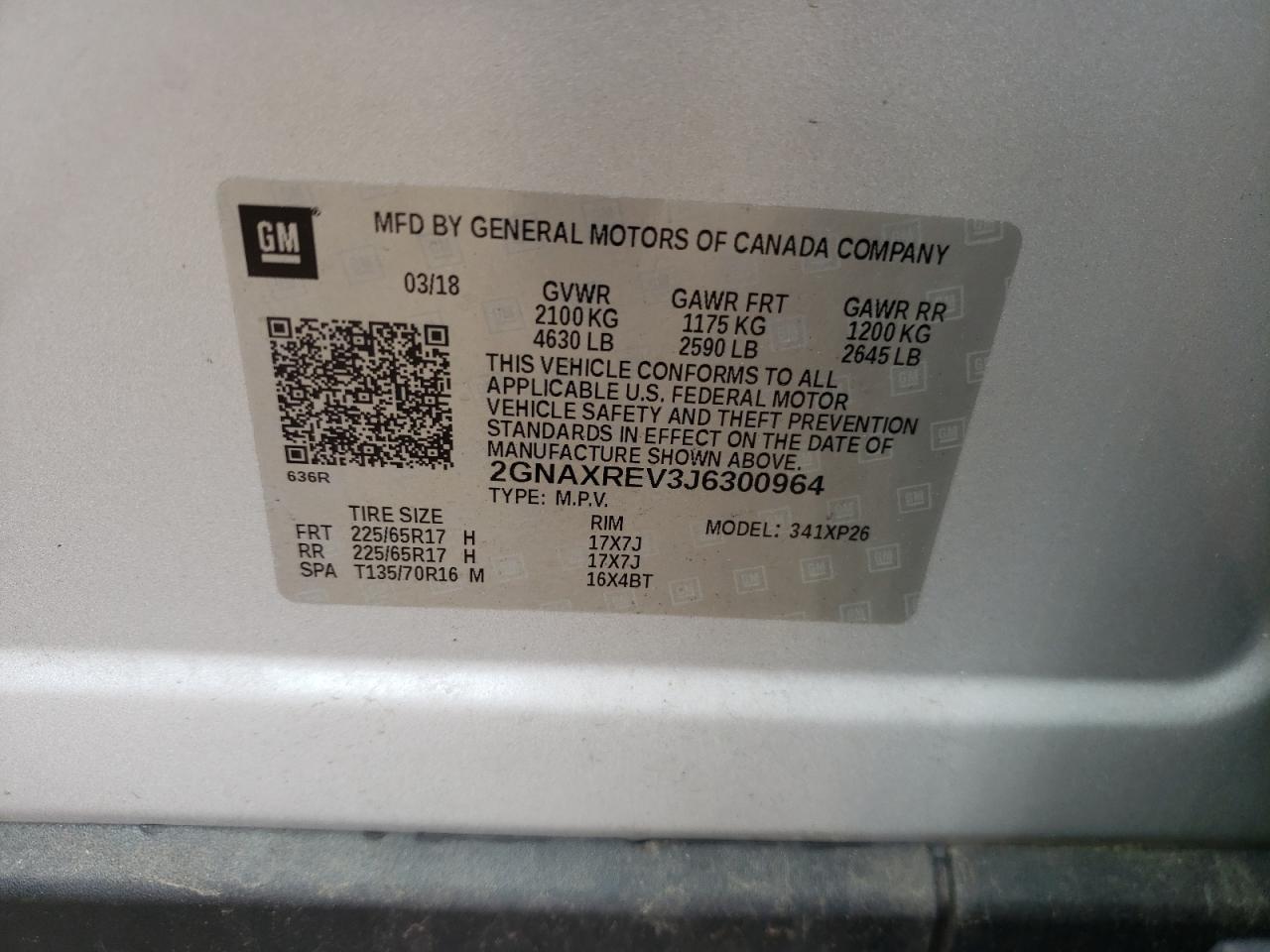 CHEVROLET EQUINOX LS