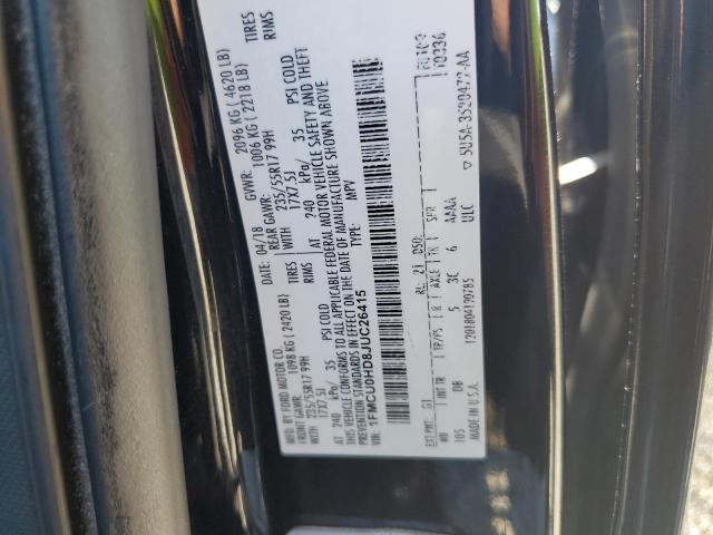 2018 FORD ESCAPE SEL - 1FMCU0HD8JUC26415