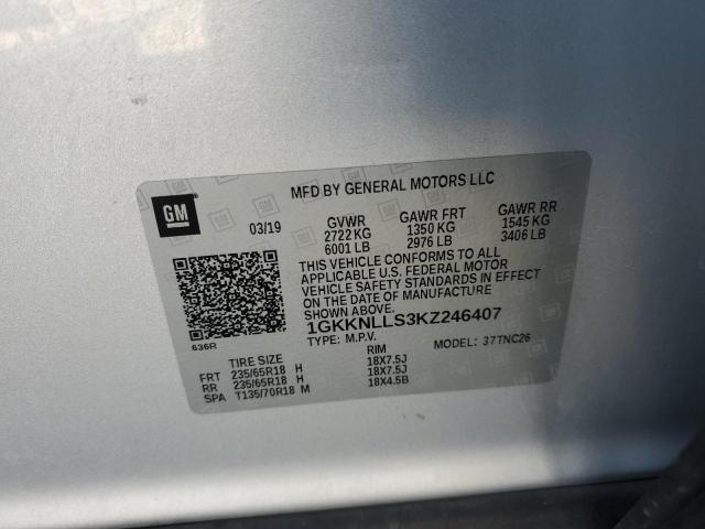 2019 GMC ACADIA SLE 1GKKNLLS3KZ246407