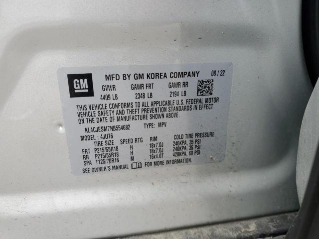 2022 BUICK ENCORE PRE KL4CJESM7NB554682