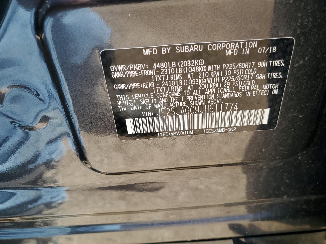 Subaru Forester 2 2018