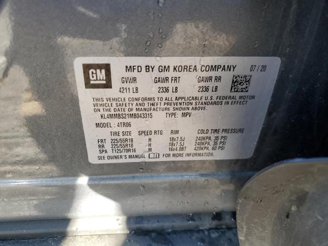2021 BUICK ENCORE GX - KL4MMBS21MB043315