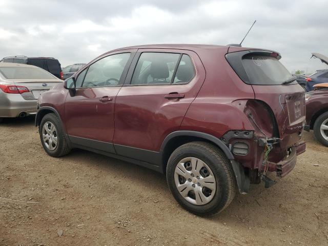 Vin: 3gncjksb8gl168865, lot: 56833745, chevrolet trax ls 20162