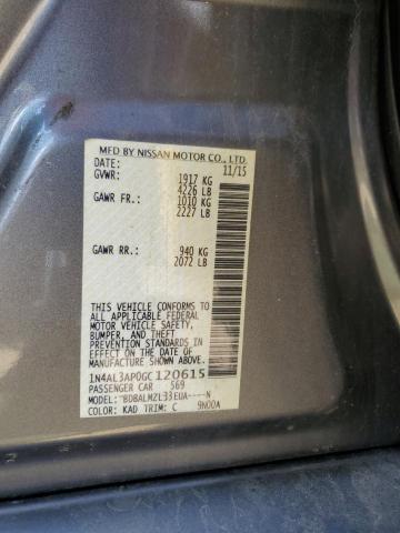 2016 NISSAN ALTIMA 2.5 - 1N4AL3AP0GC120615