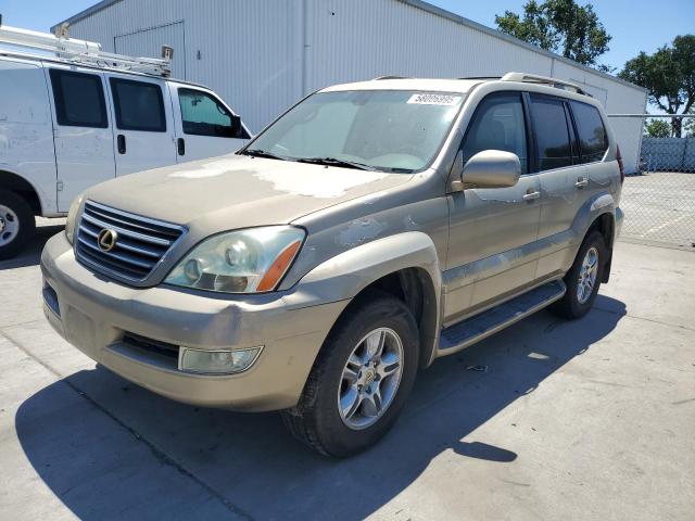 LEXUS GX 470 2004 gold  gas JTJBT20X240060566 photo #1