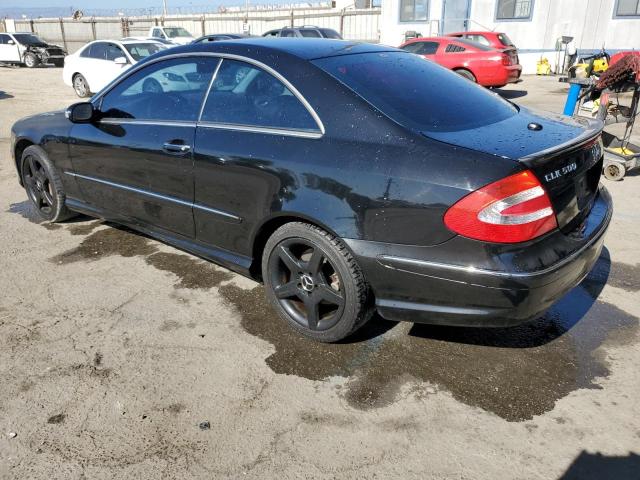 MERCEDES-BENZ CLK 500 2005 black coupe gas WDBTJ75JX5F153086 photo #3