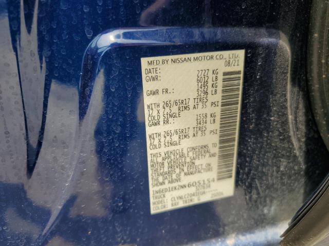 2022 NISSAN FRONTIER S - 1N6ED1EK2NN605154