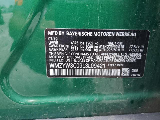 2020 MINI COOPER COU - WMZYW3C09L3L09421