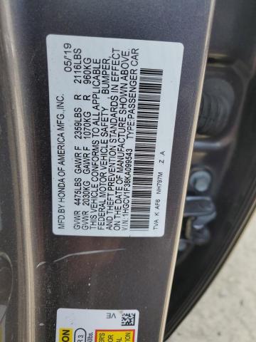 2019 HONDA ACCORD SPO - 1HGCV1F38KA099543