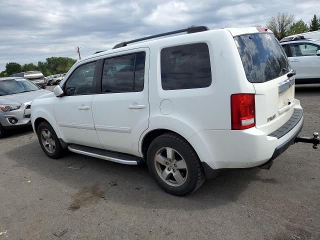 HONDA PILOT EXL 2010 white  gas 5FNYF3H66AB015536 photo #3