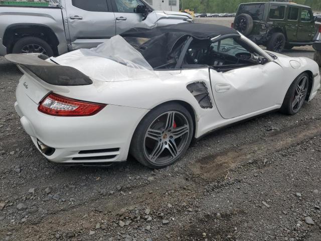 PORSCHE 911 TURBO 2008 white converti gas WP0CD29958S708310 photo #4