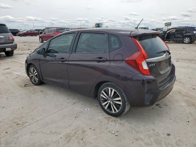 HONDA FIT EX 2015 burgundy hatchbac gas 3HGGK5H84FM765753 photo #3