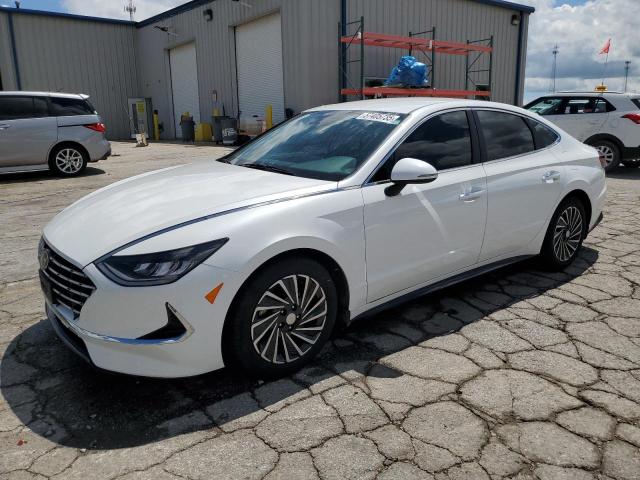 Vin: kmhl34jj9ma024229, lot: 57405735, hyundai sonata hybrid 2021 img_1