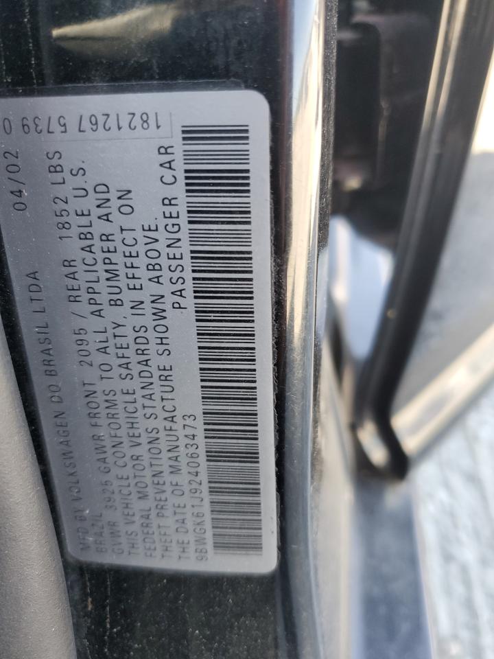 Lot #3264639933 2002 VOLKSWAGEN GOLF GLS