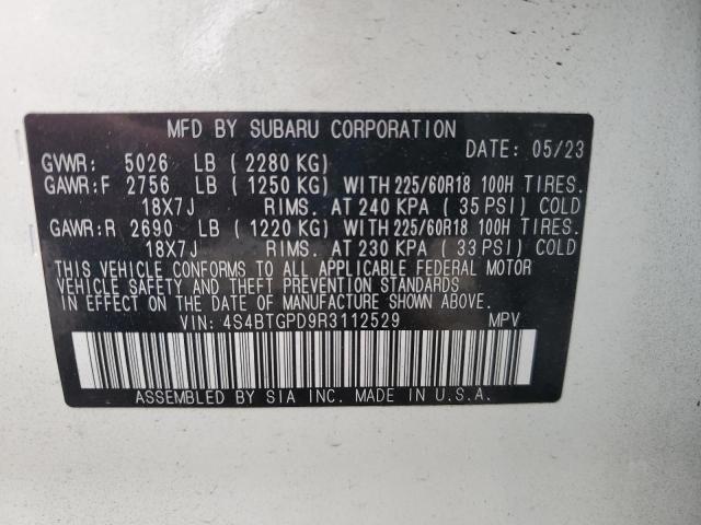2024 SUBARU OUTBACK TO - 4S4BTGPD9R3112529