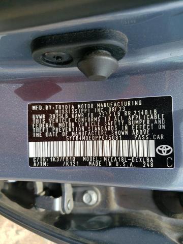 2023 TOYOTA COROLLA LE - 5YFB4MDE0PP075081