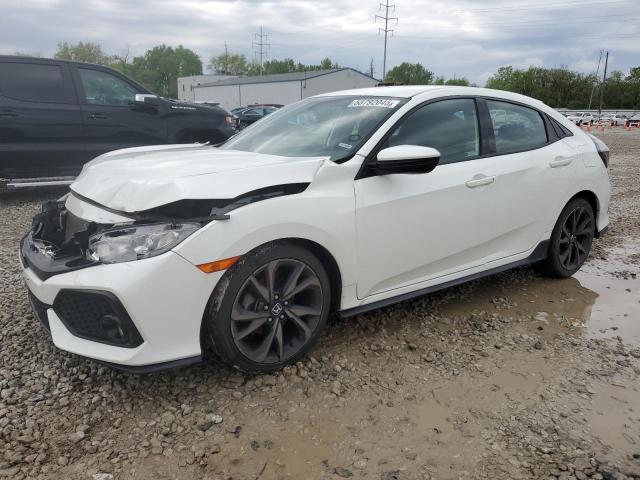 Vin: shhfk7h4xju220428, lot: 55792045, honda civic sport 2018 img_1