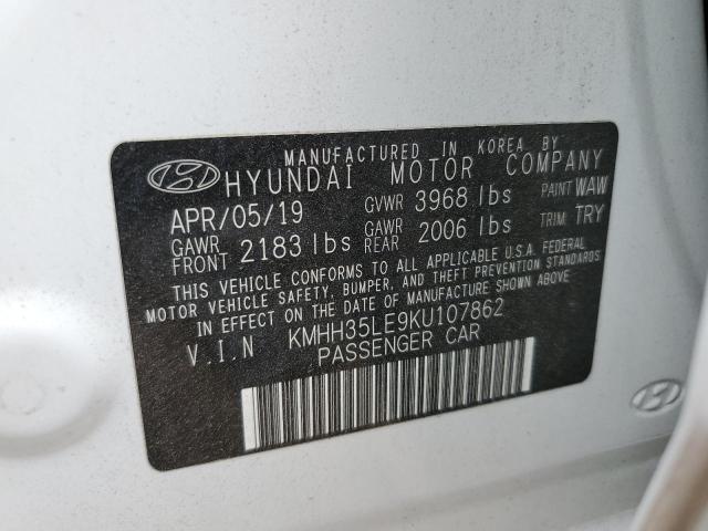 2019 HYUNDAI ELANTRA GT KMHH35LE9KU107862