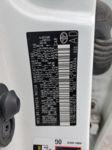 2016 TOYOTA COROLLA L - 2T1BURHE1GC614248