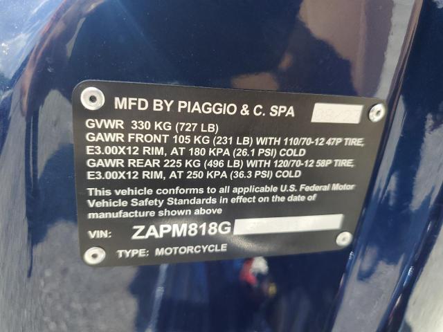2023 VESPA PRIMAVERA/ ZAPM818G3P5911310