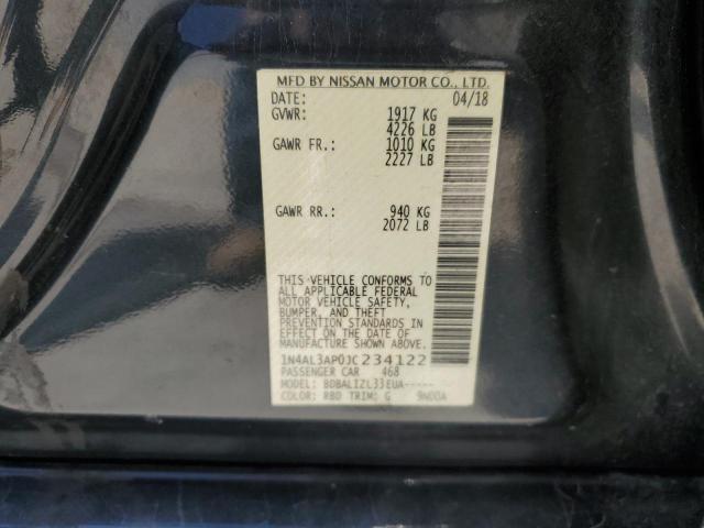 2018 NISSAN ALTIMA 2.5 - 1N4AL3AP0JC234122