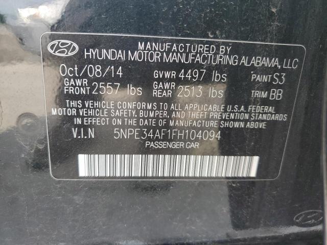 2015 HYUNDAI SONATA SPO - 5NPE34AF1FH104094