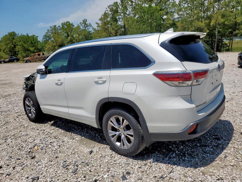 Vin: 5tdkkrfh7fs074462, lot: 57649825, toyota highlander xle 20152