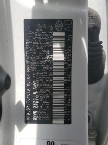 2017 TOYOTA COROLLA L - 2T1BURHE0HC831534