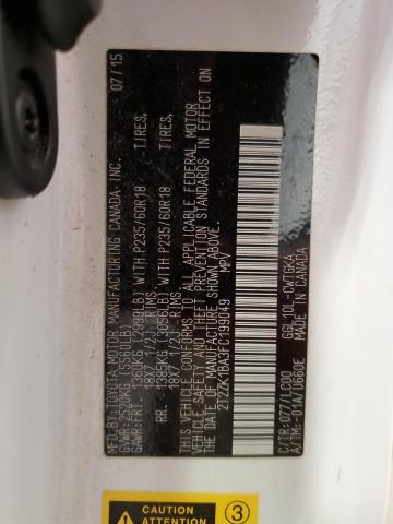 2015 LEXUS RX 350 - 2T2ZK1BA3FC199049