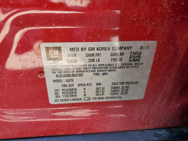 2018 BUICK ENCORE PRE - KL4CJASB4JB531992