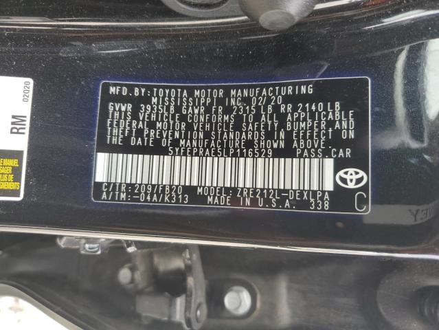2020 TOYOTA COROLLA LE - 5YFEPRAE5LP116529