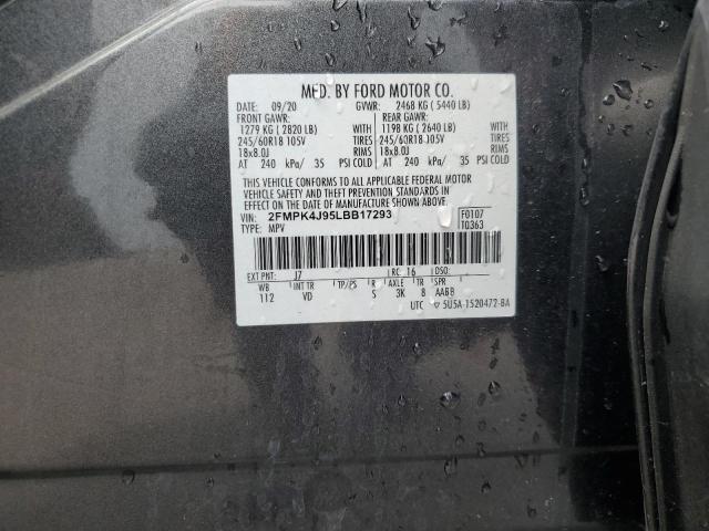 2020 FORD EDGE SEL - 2FMPK4J95LBB17293