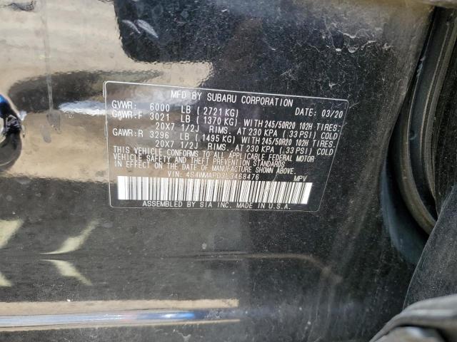 2020 SUBARU ASCENT LIM 4S4WMAPD3L3468476