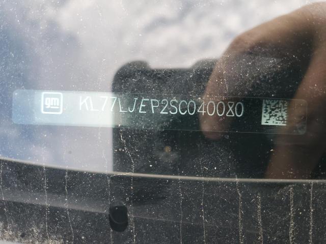 2025 CHEVROLET TRAX 2RS KL77LJEP2SC040080