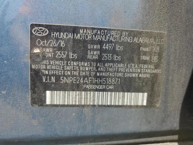 2017 HYUNDAI SONATA SE 5NPE24AF1HH518871