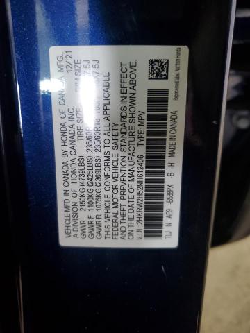2022 HONDA CR-V EX - 2HKRW2H52NH612406