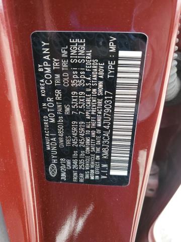 2018 HYUNDAI TUCSON SPO - KM8J3CAL4JU790317