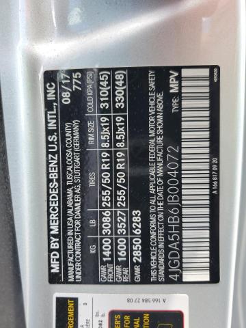 2018 MERCEDES-BENZ GLE 350 4M - 4JGDA5HB6JB004072