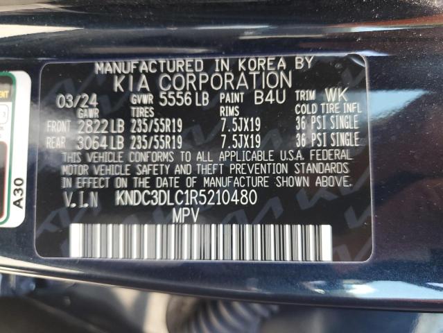 2024 KIA EV6 LIGHT KNDC3DLC1R5210480